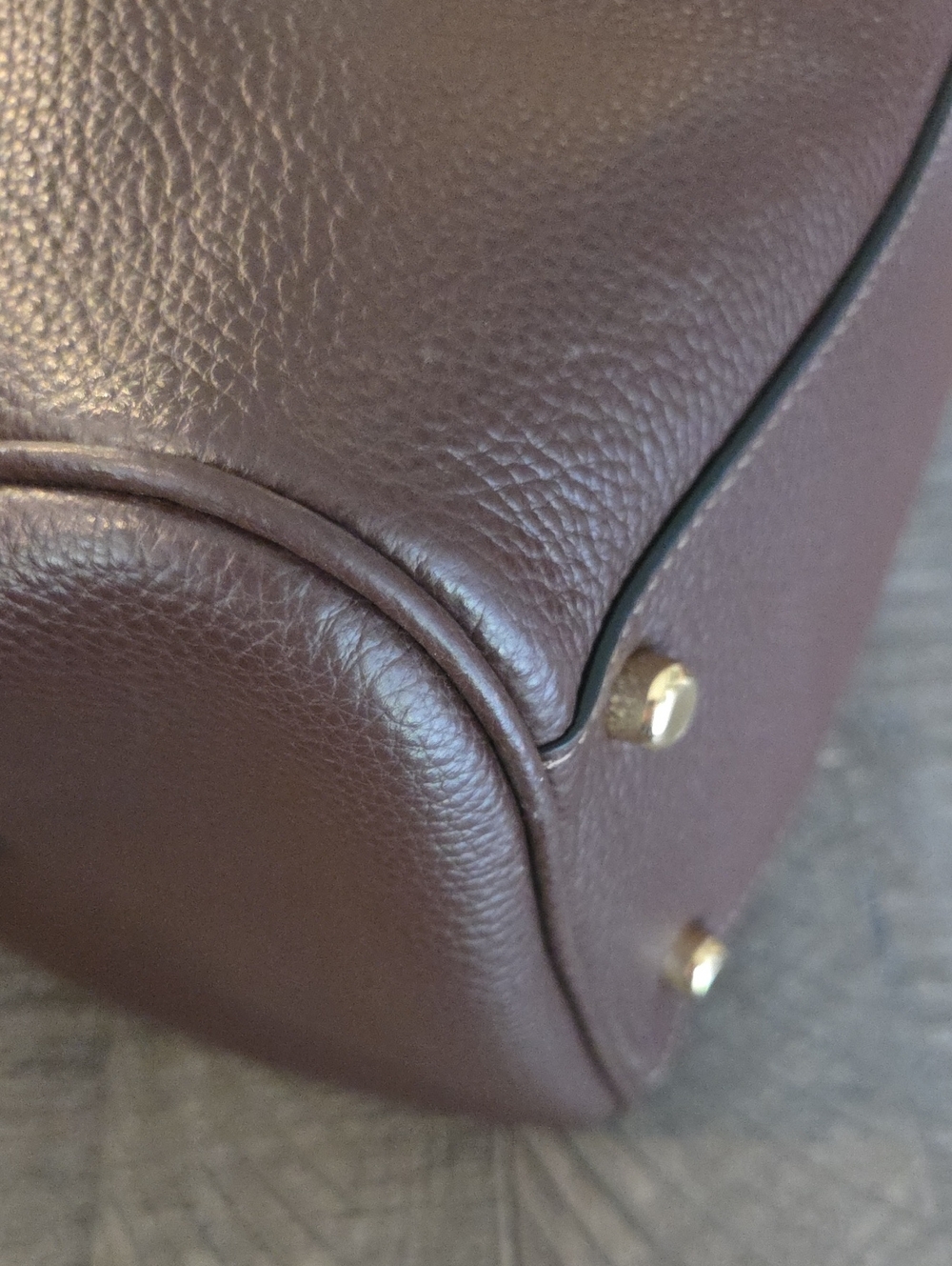 COACH Rowan Satchel in Chocolate Brown with Gold Hardware - Picture 12 of 15